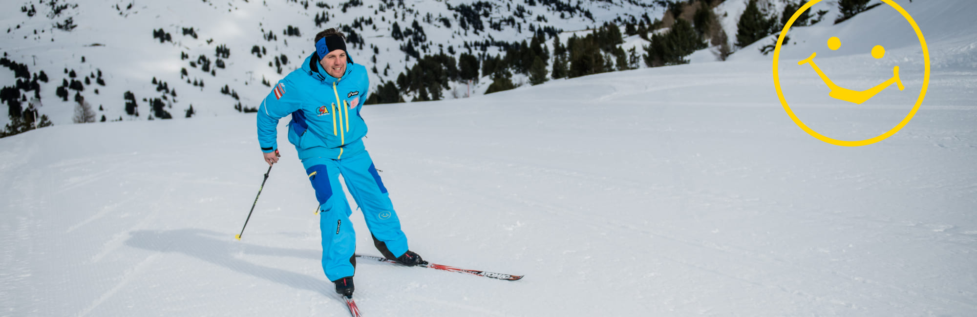 Langlaufen Skating Technik mit einem Guide der CSA Skischule Silvia Grillitsch