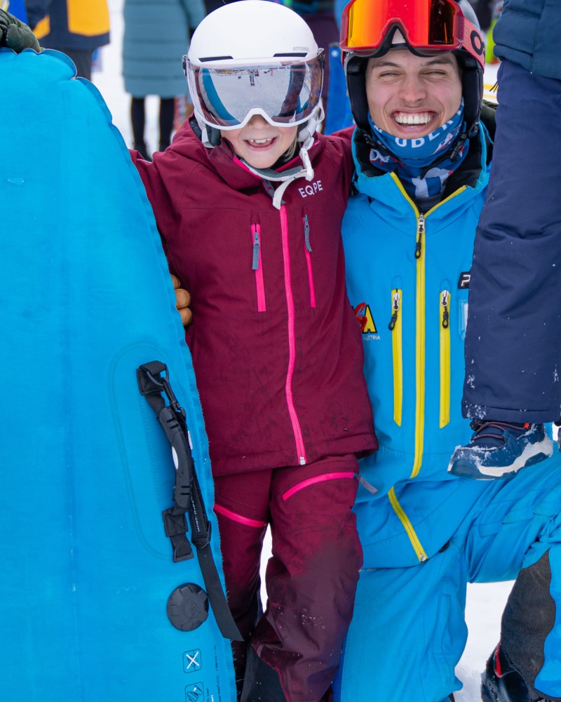 Spaß beim Airboarden für Groß und Klein
