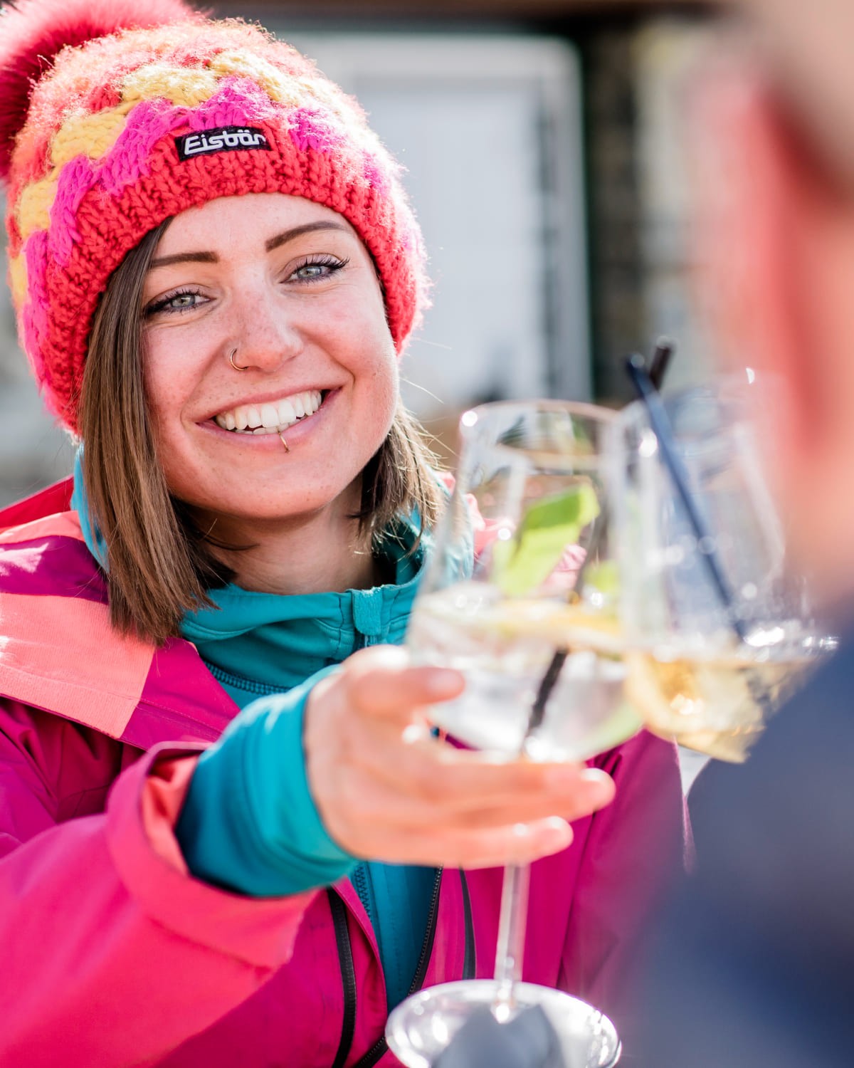 Shared stop for refreshment