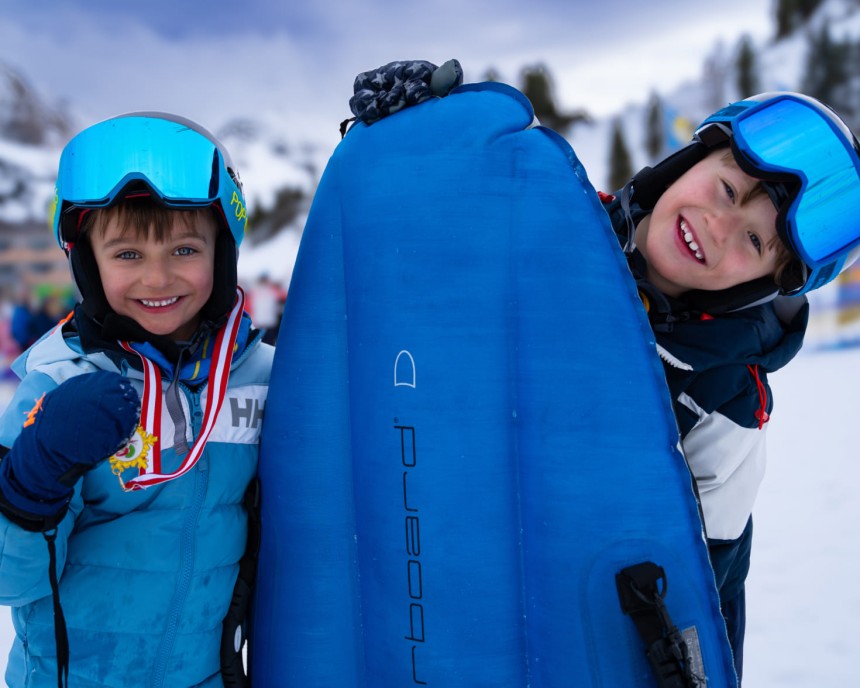 The winners in airboarding