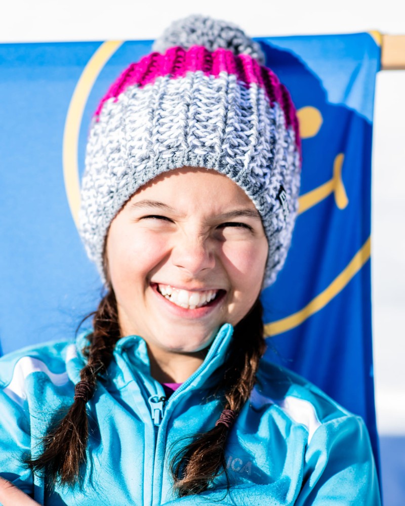 Fun in the snow for children