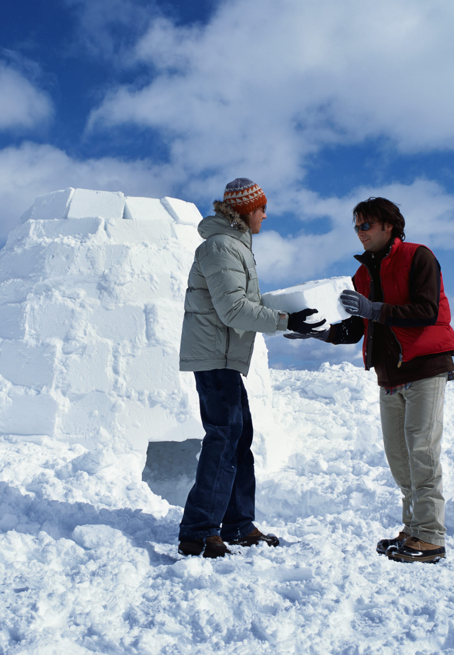 Iglu bauen
