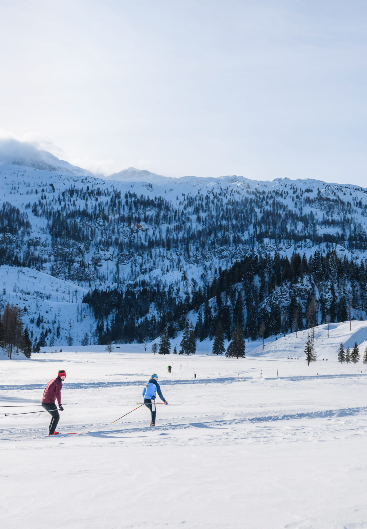 Cross-country ski tracks are excellently groomed © TVB Obertauern