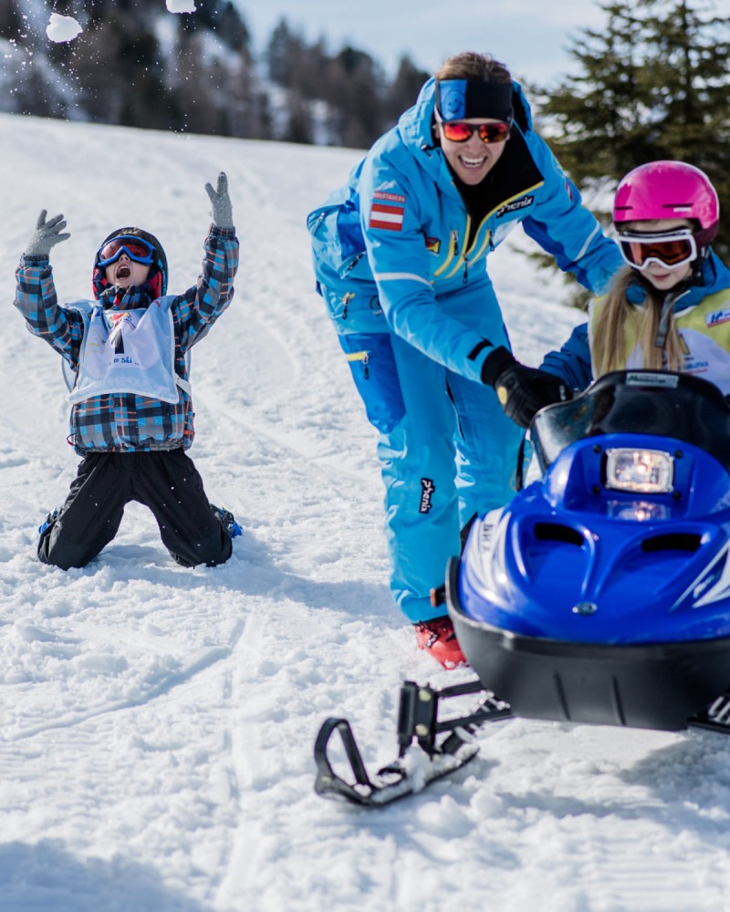 Jump over the ramp in Kinderland