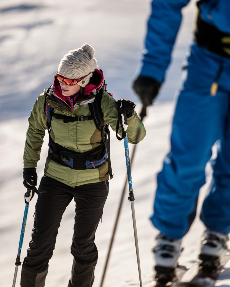 Guided ski tour