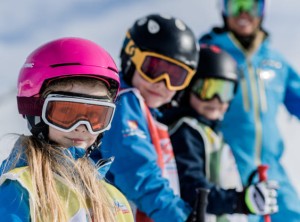 Children's ski instruction in Obertauern