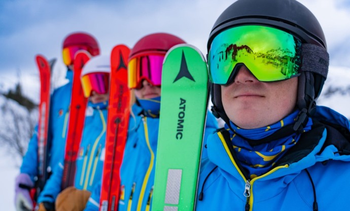 The CSA Snow Heroes of the Grillitsch ski school in Obertauern